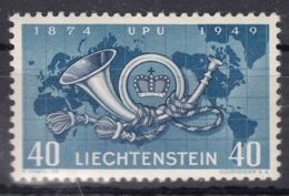 Liechtenstein 1949 UPU Mi#277 Mint Hinged - UPU (Universal Postal Union)