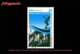 USADOS. CUBA. 2012-22 50 ANIVERSARIO DEL TEATRO LÍRICO NACIONAL - Gebruikt
