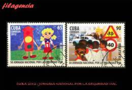 USADOS. CUBA. 2012-30 JORNADA NACIONAL POR LA SEGURIDAD VIAL - Used Stamps