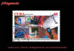 USADOS. CUBA. 2012-04 DÍA DEL TRABAJADOR DE LAS COMUNICACIONES - Gebruikt