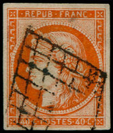 O FRANCE - Poste - 5, Faux De Spérati, Signé + Certificat Calves - 1849-1850 Cérès