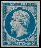 ** FRANCE - Poste - 14B, Type II, Signé Calves: 20c. Bleu - 1849-1850 Cérès