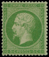 ** FRANCE - Poste - 20, Signé Calves: 5c. Vert - 1849-1850 Cérès