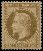 ** FRANCE - Poste - 30, Signé Calves, TB: 30c. Brun - 1849-1850 Cérès