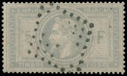 O FRANCE - Poste - 33, 5f. Violet-gris - 1849-1850 Cérès