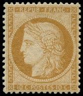 ** FRANCE - Poste - 36, Signé Calves, TB: 10c. Bistre-jaune - 1849-1850 Cérès
