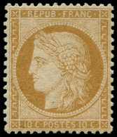 ** FRANCE - Poste - 36, Signé Calves, TB: 10c. Bistre-jaune - 1849-1850 Ceres