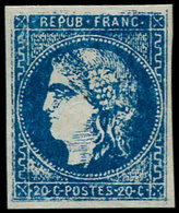 ** FRANCE - Poste - 46B, Faux Pour Servir, TB: 20c. Bordeaux - 1849-1850 Cérès