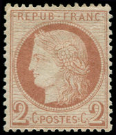 * FRANCE - Poste - 51, 2c. Rouge-brun - 1849-1850 Cérès