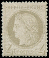 ** FRANCE - Poste - 52, TB: 4c. Gris - 1849-1850 Cérès