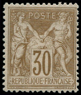 ** FRANCE - Poste - 69, Signé Brun, TB: 30c. Brun Clair - 1849-1850 Cérès