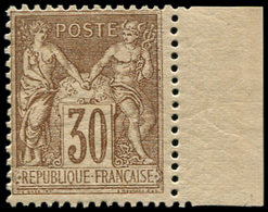 O FRANCE - Poste - 80, Superbe, Bdf, Gomme D'origine: 30c. Brun - 1849-1850 Ceres