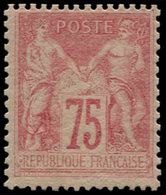 ** FRANCE - Poste - 81, Type II, Signé Calves: 75c. Rose - 1849-1850 Ceres