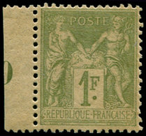 ** FRANCE - Poste - 82, Signé Calves, Bdf: 1f. Olive Clair - 1849-1850 Cérès