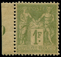 ** FRANCE - Poste - 82, Signé Calves, Bdf: 1f. Olive Clair - 1849-1850 Ceres