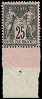 ** FRANCE - Poste - 97, Bdf, TB: 25c. Noir Sur Rose - 1849-1850 Cérès