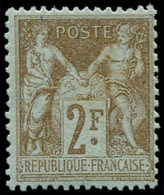 ** FRANCE - Poste - 105, TB: 2f. Bistre Sur Azuré - 1849-1850 Ceres