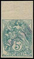 ** FRANCE - Poste - 111, Non Dentelé, Bdf, Surcharge à Main Violette "spécimen": 5c. Blanc - 1849-1850 Cérès