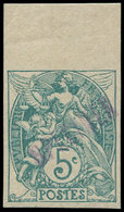 ** FRANCE - Poste - 111, Non Dentelé, Bdf, Surcharge à Main Violette "spécimen": 5c. Blanc - 1849-1850 Ceres