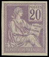 (*) FRANCE - Poste - 113, Essai En Violet: 20c. Mouchon (Spink) - 1849-1850 Ceres