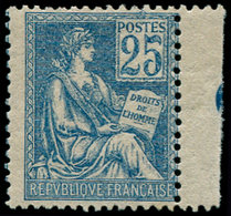 ** FRANCE - Poste - 114, Signé Calves, Bdf: 25c. Mouchon Bleu - 1849-1850 Cérès