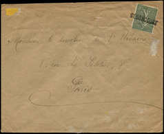 FRANCE - Poste - 130, Sur Enveloppe, Oblitération De Fortune, Griffe 1 Ligne "Seboncourt" (1918) - 1849-1850 Cérès