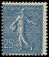 ** FRANCE - Poste - 132, Décentré: 25c. Semeuse Lignée - 1849-1850 Ceres