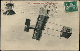 FRANCE - Poste - 137, Sur CP "Pilote Rougier", Obl. Mécanique Flamme Port Aviation 8/10/09 - 1849-1850 Cérès
