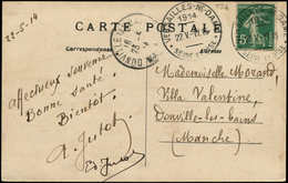 FRANCE - Poste - 137, CP, Cachet D'essai Versailles Notre Dame, Seine Et Oise 22/5/14 - 1849-1850 Cérès