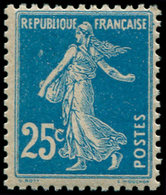 ** FRANCE - Poste - 140u, Faux De Nice: 25c. Semeuse Bleu - 1849-1850 Cérès