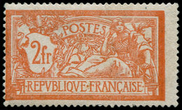** FRANCE - Poste - 145d, Sans Teinte De Fond (décentré): 2f. Merson Orange Et Vert-bleu - 1849-1850 Ceres