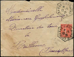 FRANCE - Poste - 199, Enveloppe, Cachet Hexagonal "Cuirassé Lorraine 22/5/28", Avec Texte Sur Papier En-tête "Lorraine" - 1849-1850 Cérès