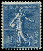 * FRANCE - Poste - 205, Impression Brouillée, Tachée: 1f. Semeuse Lignée - 1849-1850 Cérès