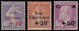 ** FRANCE - Poste - 249/51, Tb: 2ème Caisse D'Amortissement - 1849-1850 Cérès