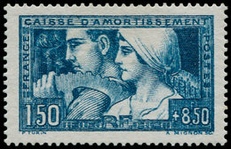 * FRANCE - Poste - 252c, Type I Bleu-vert, Signé Brun: Le Travail - 1849-1850 Cérès