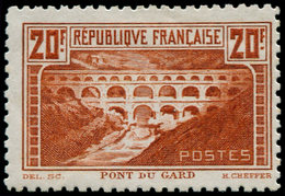 * FRANCE - Poste - 262B, Dentelé 11: 20f. Pont Du Gard - 1849-1850 Cérès