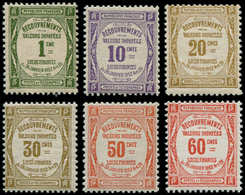 ** FRANCE - Taxe - 42/48, Complet, TB: Recouvrements - 1859-1959 Neufs