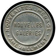 ELU FRANCE - Timbres Monnaie - 137, 5c. Semeuse Vert, Aluminium, Type 1: Nouvelles Galeries - Autres & Non Classés