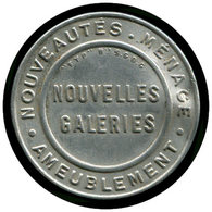 ALU FRANCE - Timbres Monnaie - 138, 10c. Semeuse, Aluminium Type 1: Nouvelles Galeries - Autres & Non Classés