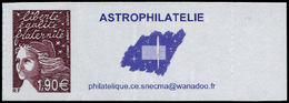 ** FRANCE - Timbres Personnalisés - 3729CA, Avec Logo "Astrophilatélie": 1.90€ Brun-prune - Autres & Non Classés