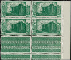 ** COLONIES SERIES - Poste - 1939, 150ème An. Révolution, Type Non émis Gravé (1 Feuille De 25 Connue) Bloc De 4 Cdf Gom - Non Classés