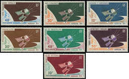 ** COLONIES SERIES - Poste Aérienne - 1966, Satellite D1, Série Complète De 7 Valeurs Dom-Tom - Sin Clasificación