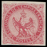 * COLONIES GENERALES - Poste - 6, Très Beau, Pleine Gomme: 80c. Rose/rose - Otros & Sin Clasificación