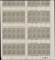 ** ALGERIE - Poste - 45, Feuille De 70 De Carnets Non Confectionnés: 40c. Olive (Maury) - Autres & Non Classés