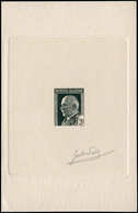 EPA ALGERIE - Poste - (196), Type Non émis (1.20f. Maréchal Pétain De Profil, Tête Nue), épreuve D'artiste En Noir, Sign - Autres & Non Classés