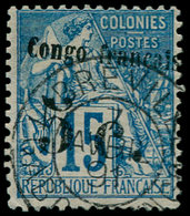 O CONGO - Poste - 2, Belle Oblitération: 5c. S. 15c. Bleu - Autres & Non Classés