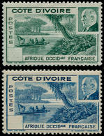 * COTE D'IVOIRE - Poste - 169a/170a, Sans La Valeur Dans Le Cartouche: Pétain - Autres & Non Classés