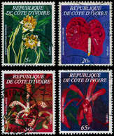 O COTE D'IVOIRE - Poste - 462A/D, Complet: Orchidées Ivoiriennes - Autres & Non Classés