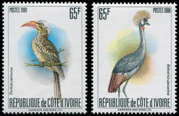 ** COTE D'IVOIRE - Poste - 565B/C, 2 Valeurs: Oiseaux (Michel B/C 672) - Autres & Non Classés