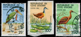 O COTE D'IVOIRE - Poste - 720A/C, Complet: Oiseaux - Autres & Non Classés
